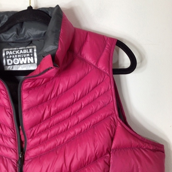 Xersion packable vest down filled xl pink - Picture 3 of 10